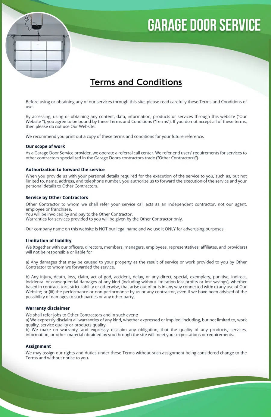 Quality Garage Door Service Paterson, NJ 973-488-7266